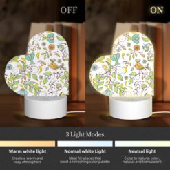 Love Acrylic Night Light, A Colorful Floral Pattern With A Bird In The Center. -Acrylic Night Light Shop 49d6d1f335ee242588b699c1b513b62c912ba8a2