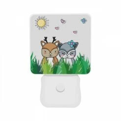 Night Light Set Of 2, Two Cartoon Animals -Acrylic Night Light Shop 49ff701ed80abae17d6eeb41bcb822d3c8c47d7c