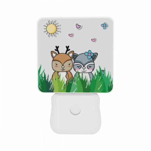 Night Light Set Of 2, Two Cartoon Animals -Acrylic Night Light Shop 49ff701ed80abae17d6eeb41bcb822d3c8c47d7c