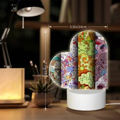 Love Acrylic Night Light, Four Different Colored Paintings Of Leaves. -Acrylic Night Light Shop 4a270bd701b67f9c72eade89b39f8b493061a9ad