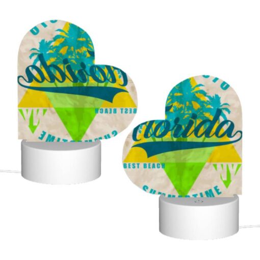 Love Acrylic Night Light, A Poster Advertising Florida As The Best Beach. -Acrylic Night Light Shop 4a5a242502a4c006d88f2cbade13eab6835f42a6