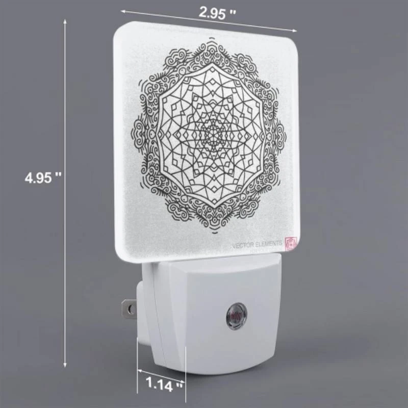 Night Light, A black and white drawing of a geometric pattern. Night Light, A Black And White Drawing Of A Geometric Pattern. -Acrylic Night Light Shop 4b0ade7d56a5868b87520d5d3b907e864528ae0d