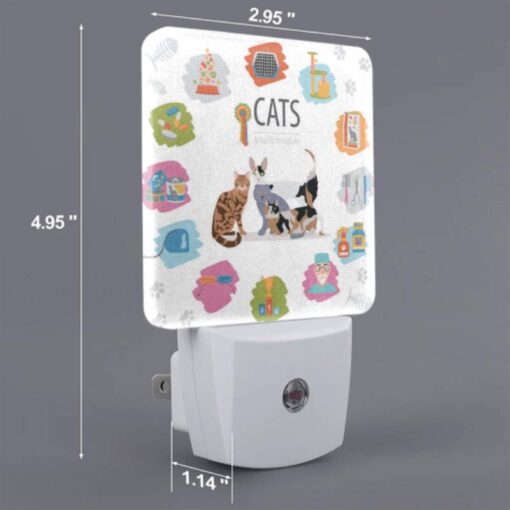 Night Light, A Collection Of Cat And Dog Images Are Displayed In A Graphic Template. -Acrylic Night Light Shop 4c2862e6f570c977962b2010e0941679e363954e