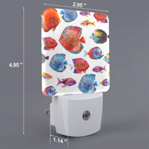 Night Light, A Colorful Painting Of Fish In A Blue -Acrylic Night Light Shop 4cfbf103bbeb6c132beeb804c110df2cd9da1c1a