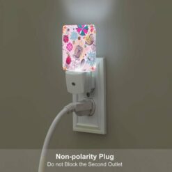 Night Light, A Colorful Floral Pattern With Pink -Acrylic Night Light Shop 4d2e8d86448c93cb37289be80eaacc44aedaeeef