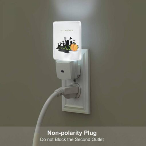 Night Light Set Of 2, A Halloween Poster With A Pumpkin And A Cross. -Acrylic Night Light Shop 4e4f81b51a87e64df920305975d273a1f3dcc98d