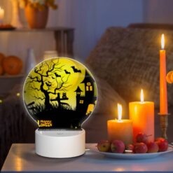 Round Acrylic Night Light, A Halloween Scene With A Tree -Acrylic Night Light Shop 4e89b679415ff79942f620993d46c7bbadfd4910
