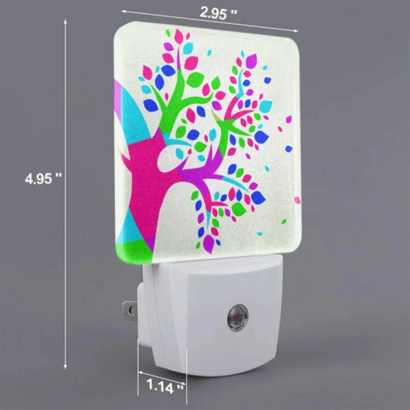 Night Light Set of 2, A tree with purple Night Light Set Of 2, A Tree With Purple -Acrylic Night Light Shop 4fe0e4a21a0899f7609adf5384975dc07d798c79