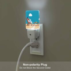 Night Light, A Woman Is Sitting On A Lounge Chair On The Beach -Acrylic Night Light Shop 508440c91ac9d0fa98cf72ee4a5db8ebffec8fb7