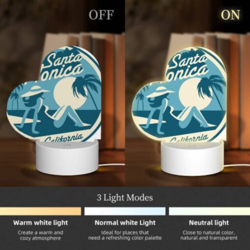 Love Acrylic Night Light, A Woman In A Hat Is Sitting On A Beach. -Acrylic Night Light Shop 50b5ba0df3ab75a8f9febce295ee9b3973843f72