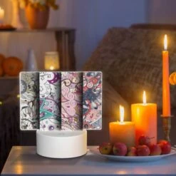 Rectangular Acrylic Night Light, Four Different Colored Designs Of Swirls And Patterns. -Acrylic Night Light Shop 51121db3f530ad8d4eba0a3ce5333914e09e1ced