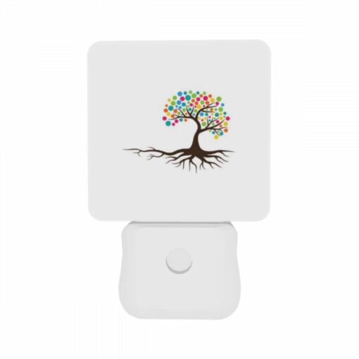 Night Light Set Of 2, A Tree With Many Colors On It. -Acrylic Night Light Shop 519a23c38b8510db9174e90f13479495559782b1