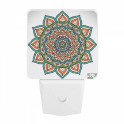 Night Light, A Colorful Flower Design With A Yellow Center. -Acrylic Night Light Shop 51c8d2901ba5ec30f94e866b5a71f6317c99f7f3