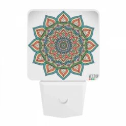 Night Light, A Colorful Flower Design With A Yellow Center. 7 Night Light, A Colorful Flower Design With A Yellow Center. -Acrylic Night Light Shop 51c8d2901ba5ec30f94e866b5a71f6317c99f7f3
