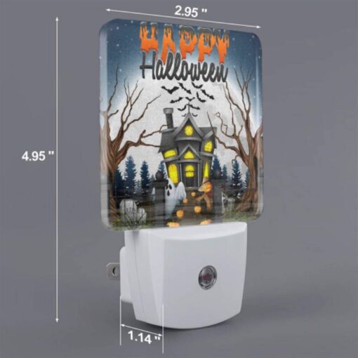 Night Light Set Of 2, A Halloween Scene With A House -Acrylic Night Light Shop 51ccdcdb8aad3e0097d6dba91dd7a3ee331ebd23