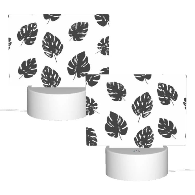 Rectangular Acrylic Night Light, A pattern of leaves on a white background. Rectangular Acrylic Night Light, A Pattern Of Leaves On A White Background. -Acrylic Night Light Shop 521492a33ebec56829fa00c9f655c45b9c186fb0