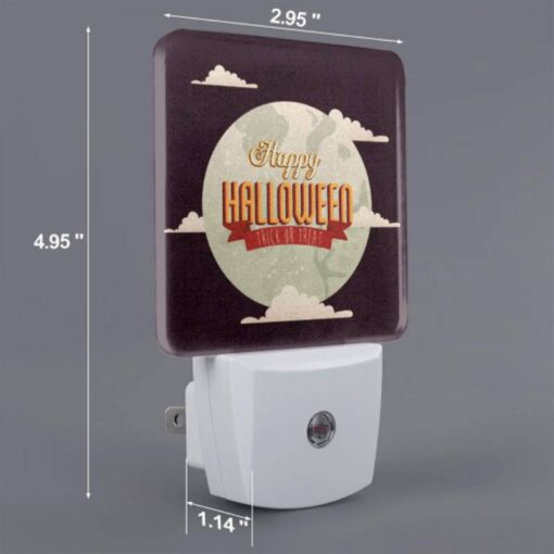 Night Light, A Happy Halloween Sign With A Moon And A Trick Or Treat Message. -Acrylic Night Light Shop 52161a63f07483de643059716ff1055e367608ba