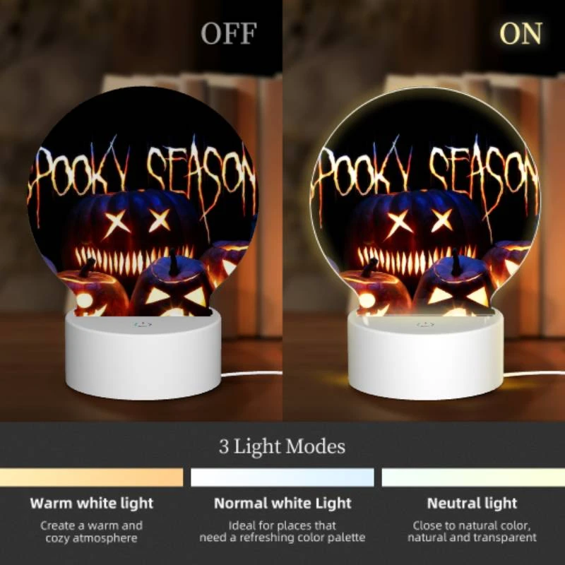 Round Acrylic Night Light, A group of pumpkins with scary faces on them. Round Acrylic Night Light, A Group Of Pumpkins With Scary Faces On Them. -Acrylic Night Light Shop 530b662ce50a83fcc2e22497ee93c6c1d7f31655