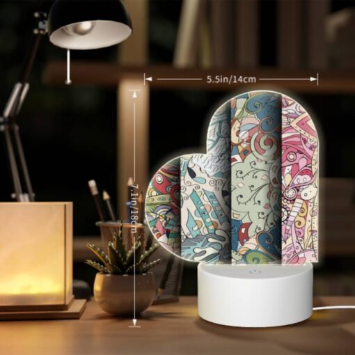 Love Acrylic Night Light, Four Different Colored Paintings Of A Person. -Acrylic Night Light Shop 533b6c845d189ab8ff429d45370027a2e90c3ee8