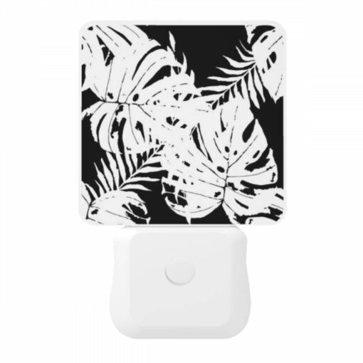 Night Light, A Black And White Photo Of A Leafy Plant. -Acrylic Night Light Shop 5451e80d51ba8398aa2ae7b0ccc6ce3e528f1028