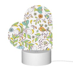 Love Acrylic Night Light, A Colorful Floral Pattern With A Bird In The Center. -Acrylic Night Light Shop 54c244a402af1679a2d97f291073d7f24ad45ab8