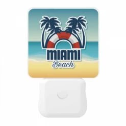 Night Light, A Logo For The Miami Beach. 8 Night Light, A Logo For The Miami Beach. -Acrylic Night Light Shop 54c4c4ff12a3733a369e1454f070bf714389e7fa