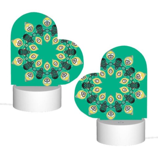 Love Acrylic Night Light, A Colorful Design With A Green Background. -Acrylic Night Light Shop 54e5e3345f0af48c3207fe28e993add7b9103588