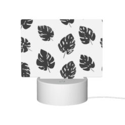 Rectangular Acrylic Night Light, A Pattern Of Leaves On A White Background. -Acrylic Night Light Shop 550e775421f60261389fec21a0f8a1c59171bfdc