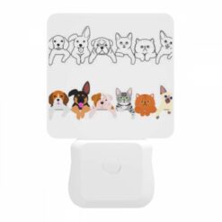 Night Light, A Row Of Different Colored Dogs And Cats. -Acrylic Night Light Shop 55125e000f26ba8f8f2bb9647c05215aa55ca236