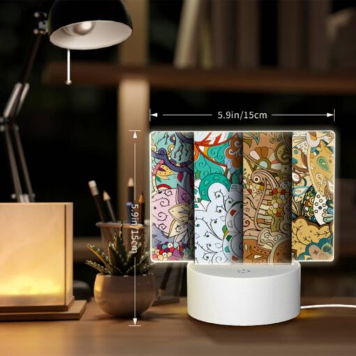 Rectangular Acrylic Night Light, Four Different Colored Designs Of A Dragon. -Acrylic Night Light Shop 55cc31c875e897308fb150228a5b506b0b67a1dc