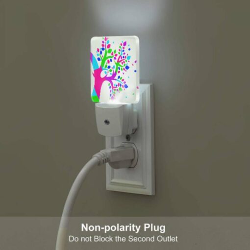 Night Light Set Of 2, A Tree With Purple -Acrylic Night Light Shop 55d7f80409ac7e10311257522eec1a7c6b200a4b