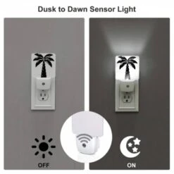 Night Light, A Black And White Image Of A Palm Tree. 2 Night Light, A Black And White Image Of A Palm Tree. -Acrylic Night Light Shop 55dbbf79543953f52fac36c1329a4413ad9d033f