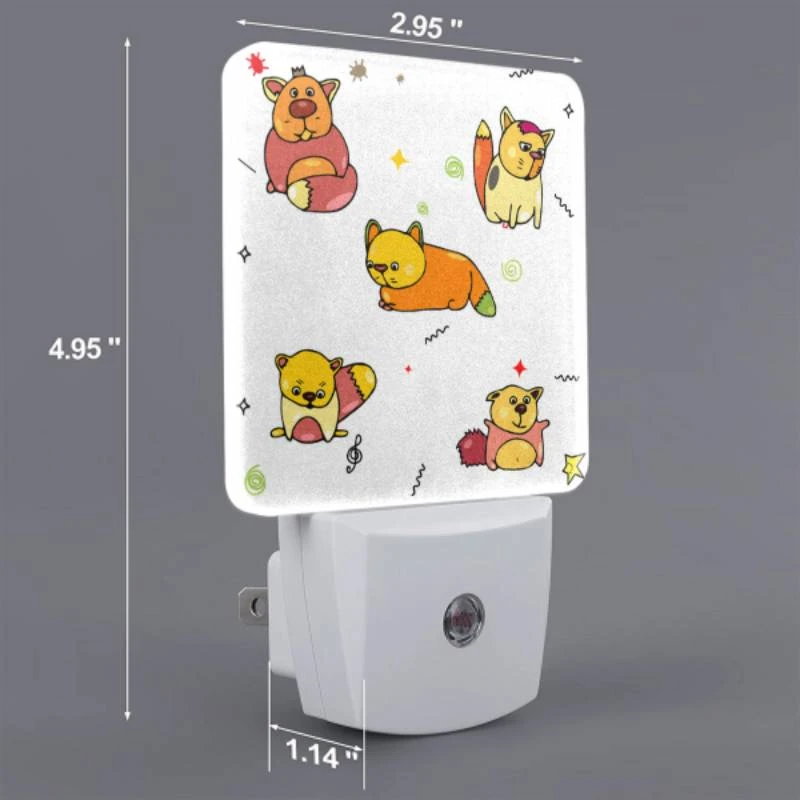 Night Light, A collection of cartoon animals Night Light, A Collection Of Cartoon Animals -Acrylic Night Light Shop 55f2fc03e37ae58cae742ec24d427b88d0062abe