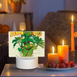 Rectangular Acrylic Night Light, A Woman In A Green Bikini Is Holding A Surfboard. -Acrylic Night Light Shop 55fd4e36c141bfd9dd558383ec4b09cbf9346614