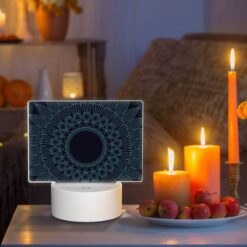 Rectangular Acrylic Night Light, A Blue And White Sun Design. -Acrylic Night Light Shop 5626bcc95d7797c97f337e989f67538ea5b4eb58