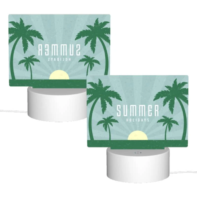 Rectangular Acrylic Night Light, A poster advertising summer holidays. Rectangular Acrylic Night Light, A Poster Advertising Summer Holidays. -Acrylic Night Light Shop 56b400decfe5ba82353c69dc756f476fe2a7f8cc