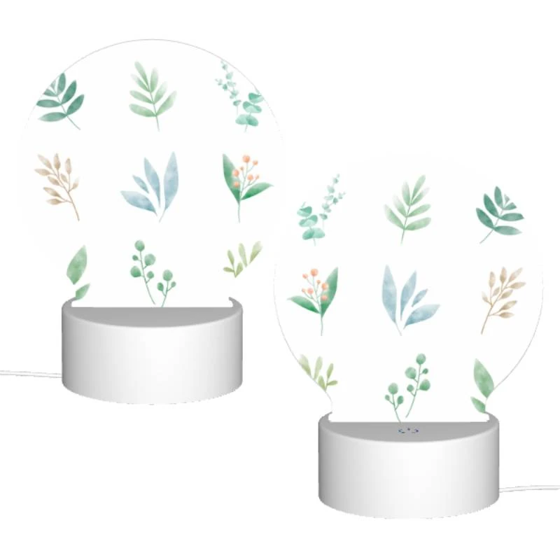 Round Acrylic Night Light, Six different types of plants are shown in a row. Round Acrylic Night Light, Six Different Types Of Plants Are Shown In A Row. -Acrylic Night Light Shop 575e50f00a83c9baaef6b41f2c05f2fe5b6a7226
