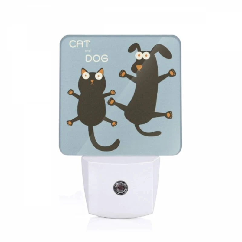 Night Light, A cat and a dog are standing on their hind legs. Night Light, A Cat And A Dog Are Standing On Their Hind Legs. -Acrylic Night Light Shop 578cc4061a779026a3f67d4eebddcd363597e001