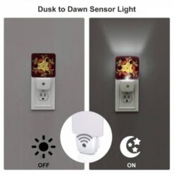 Night Light Set Of 2, A Colorful Flower Design With Yellow -Acrylic Night Light Shop 58d7187fb22591b84613b2aad6e8a768fb90865b