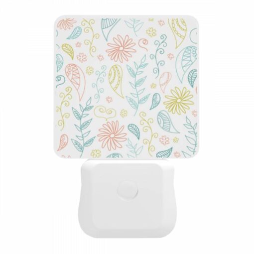 Night Light, A Colorful Flower Pattern With Yellow -Acrylic Night Light Shop 58f3cd7cb7504ee40de16b4b1b426b107acf7522