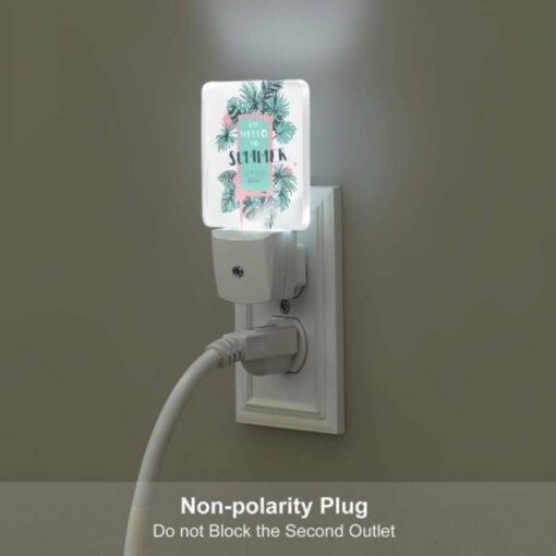 Night Light, A Colorful Poster That Says "Say Hello To Summer" With A Palm Tree On It. -Acrylic Night Light Shop 59095dd9dca17190895849194a1871fecdcfbb30