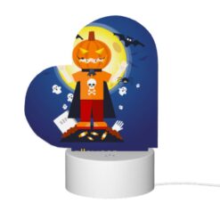 Love Acrylic Night Light, A Cartoon Of A Boy Wearing A Skeleton Costume And Holding A Skull. -Acrylic Night Light Shop 594127645ddd714f2ab9209703778788d0bbbb35
