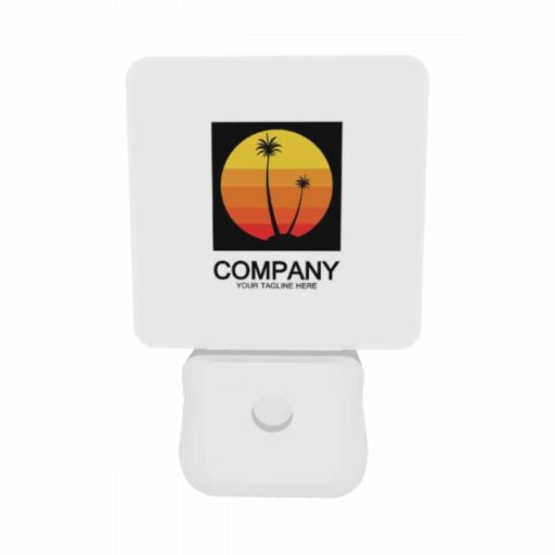 Night Light Set Of 2, A Logo For A Company That Features A Sun And Two Palm Trees. -Acrylic Night Light Shop 596600959d1774a02534d32531b644739b958941