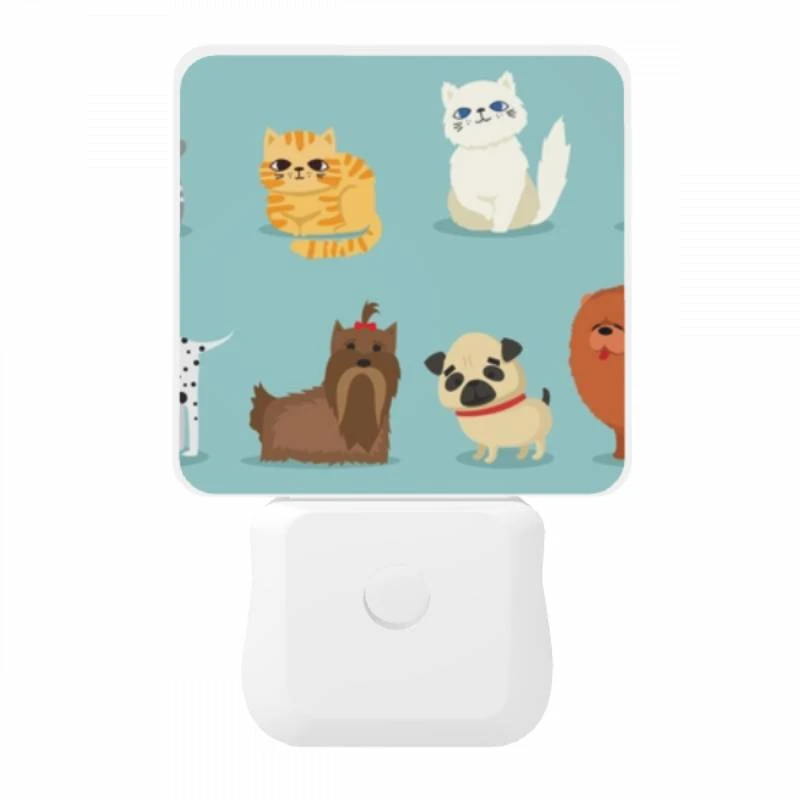Night Light, A collection of different colored cats and dogs. Night Light, A Collection Of Different Colored Cats And Dogs. -Acrylic Night Light Shop 5a2ca104601b6e586cb231de163389c333fb719b