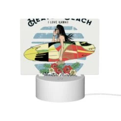 Rectangular Acrylic Night Light, A Woman With A Surfboard In The Ocean. 9 Rectangular Acrylic Night Light, A Woman With A Surfboard In The Ocean. -Acrylic Night Light Shop 5ac34994b099cb7016baf33975a69b817e1743a5