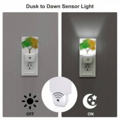 Night Light, A Tree With Green And Yellow Leaves. -Acrylic Night Light Shop 5c7a3ccdd796f6407626cbb98356ae89147e3d9a