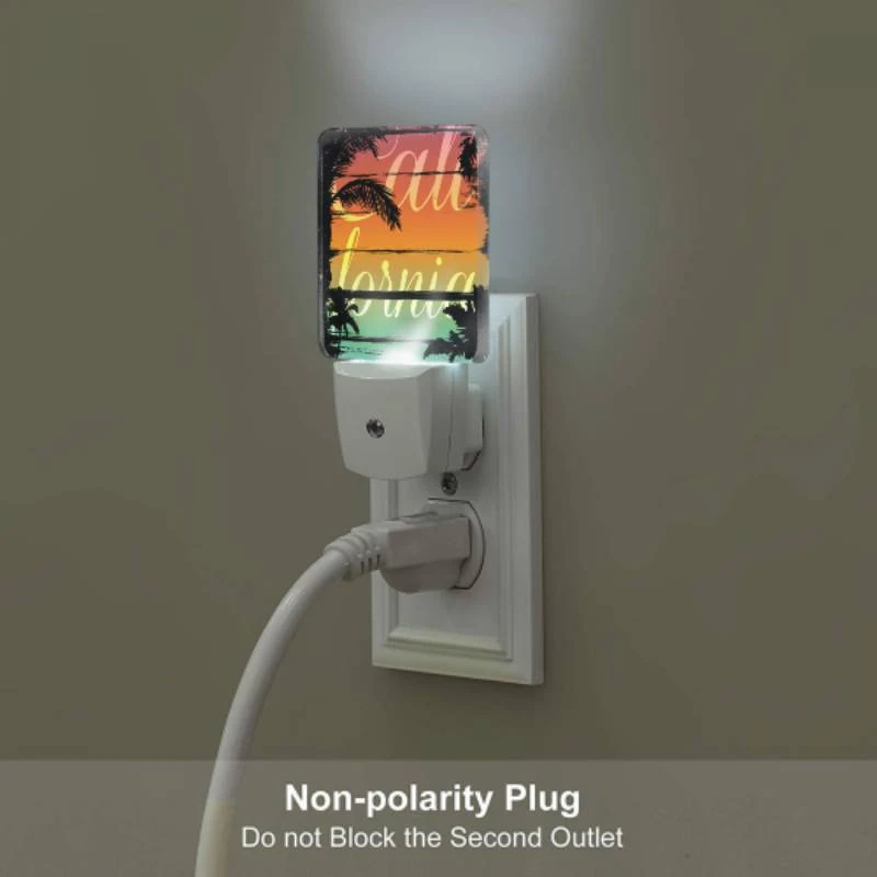 Night Light Set of 2, A colorful sunset over the ocean with the word California written in the sky. Night Light Set Of 2, A Colorful Sunset Over The Ocean With The Word California Written In The Sky. -Acrylic Night Light Shop 5d54fce45ed85e29ba7a99782c7860ea06588c75