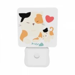 Night Light Set Of 2, A Cat And A Kitten Are Sitting Together. 7 Night Light Set Of 2, A Cat And A Kitten Are Sitting Together. -Acrylic Night Light Shop 5ee90e60524efa3bc7c5d84099eddec53487500a