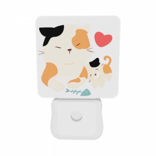 Night Light Set Of 2, A Cat And A Kitten Are Sitting Together. -Acrylic Night Light Shop 5ee90e60524efa3bc7c5d84099eddec53487500a