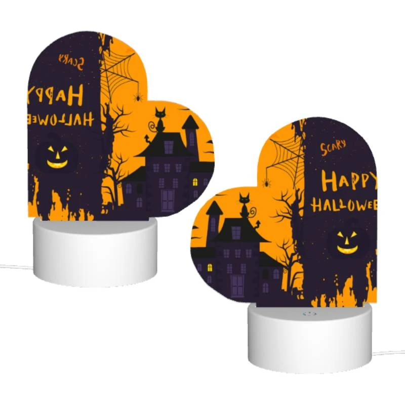Love Acrylic Night Light, A spooky Halloween scene with a haunted house and a spider web. Love Acrylic Night Light, A Spooky Halloween Scene With A Haunted House And A Spider Web. -Acrylic Night Light Shop 5f16f02fde85298d32dd4a0af46897ab43003c43